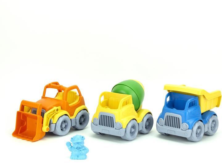Actual product image Green Toys Construction Vehicle-3 Pack NEW PACKAGING
