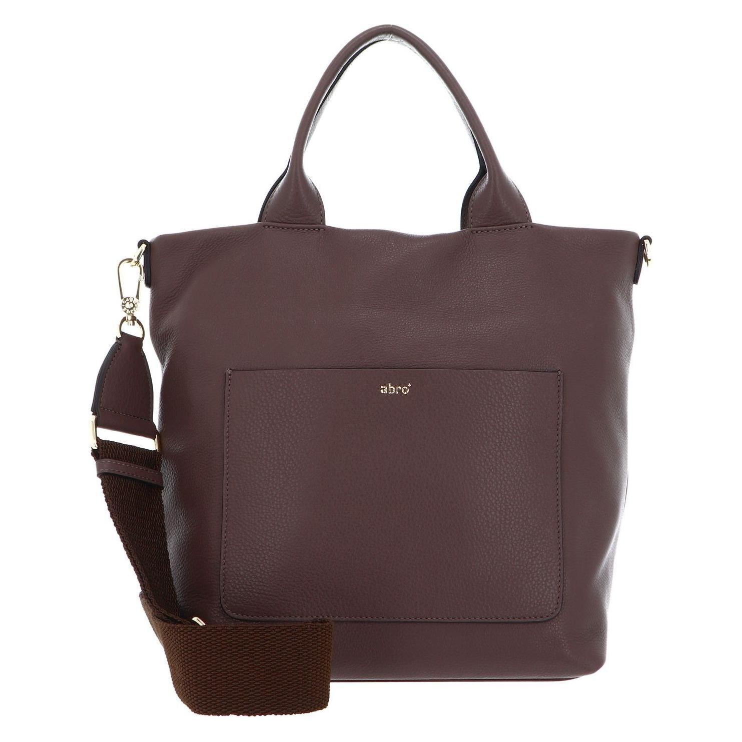 Abro, Damen, Tasche, Leather Dalia Shopper Raquel, Braun