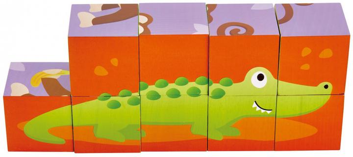 Produktbild Hape Blockpuzzle Dschungel (9 Teile)