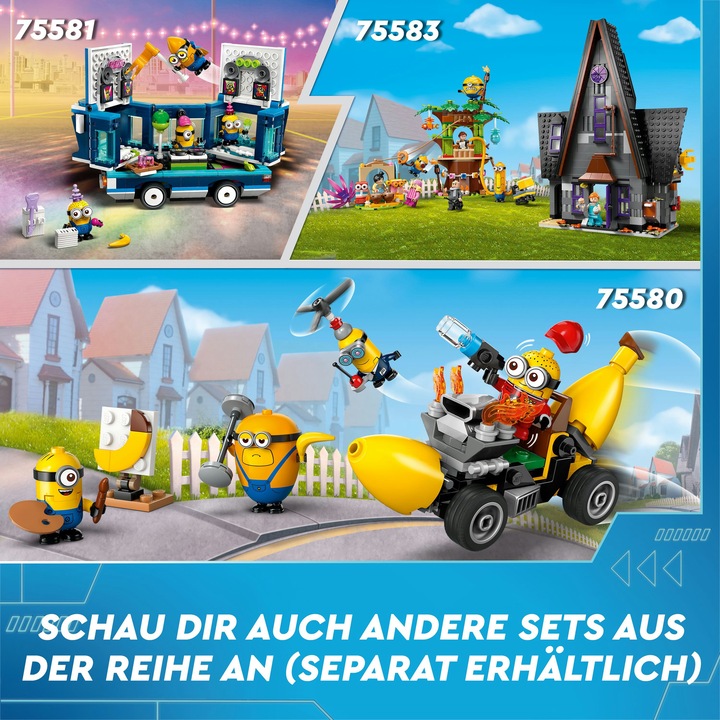 Actual product image LEGO Gru and the Minions made from bricks (75582, LEGO Minions)