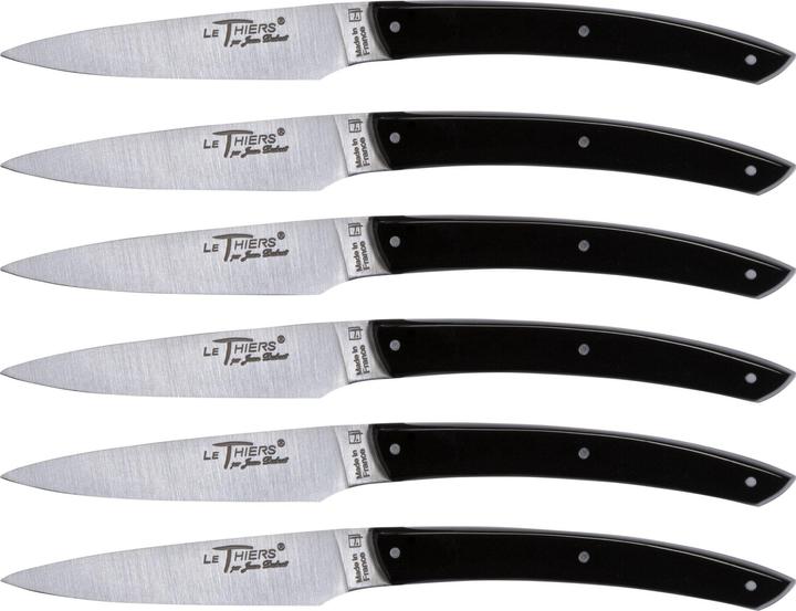 Image du produit Laguiole Jean Dubost Ensemble de couteaux 6 pcs, Acrylic Black (10.50 cm)