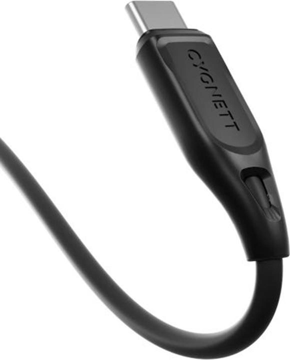 Produktbild Cygnett Essentials USB-C auf USB-C (USB 2.0) Kabel, Schwarz, 2 m (2 m, USB 2.0, 60 W)