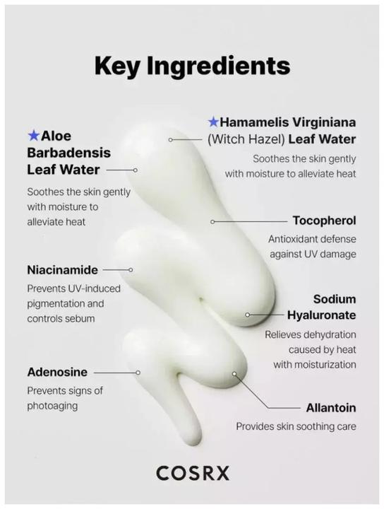 Image du produit Cosrx Écran solaire invisible ultra-léger (Crème solaire visage, SPF 50+, 50 ml)