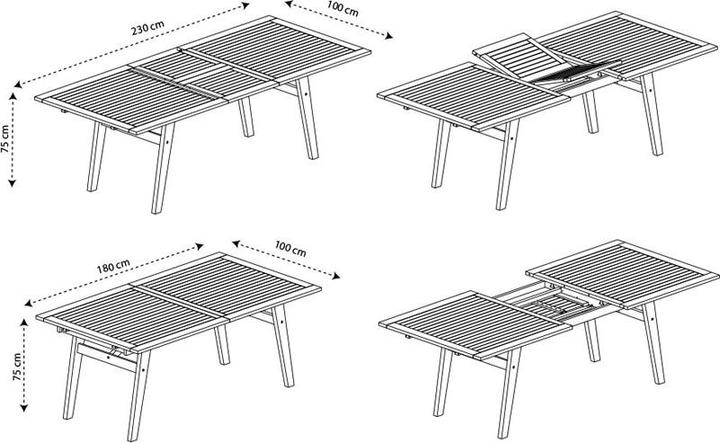 Produktbild Contini Gartentischset