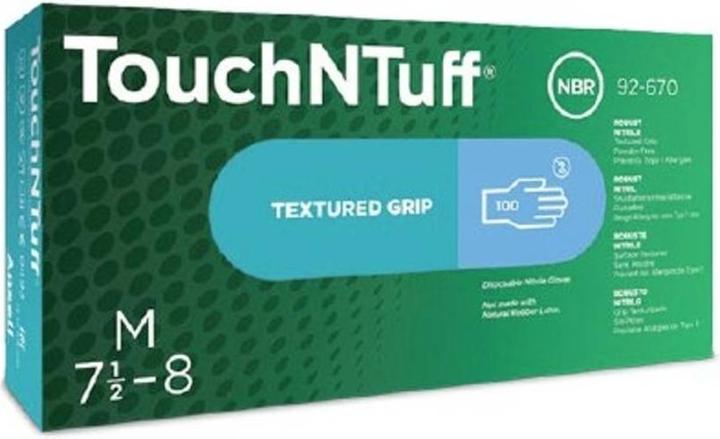 Produktbild Ansell Gummihandschuhe, blau, L (8.5, L)