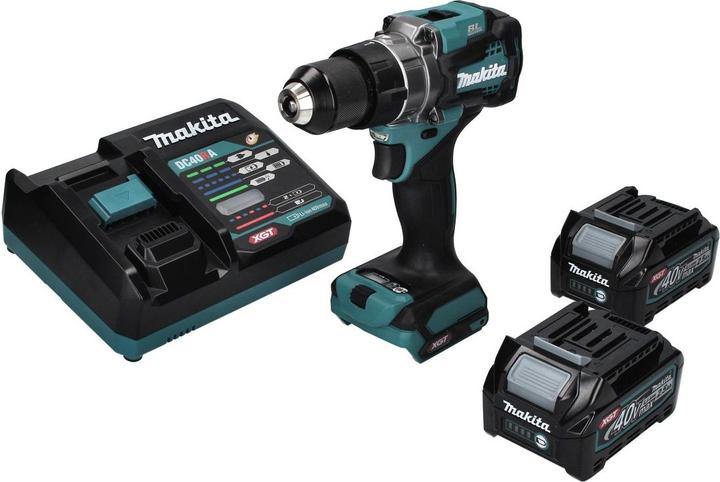 Produktbild Makita DF 001 GD2 Akku Bohrschrauber 40 V max. 140 Nm XGT Brushless + 2x Akku 2,5 Ah + Ladegerät (Akkubetrieb)