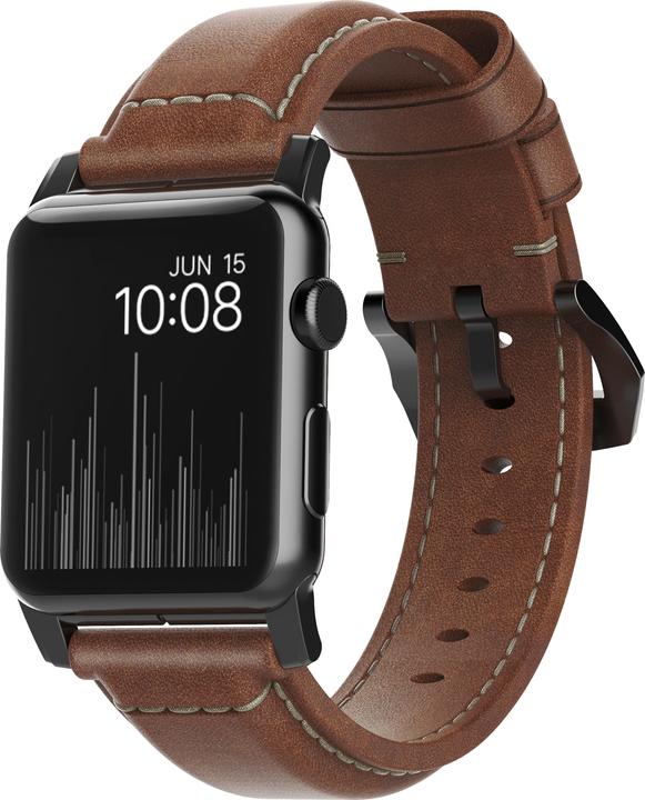 Nomad Traditionele riem (44 mm, Leer)