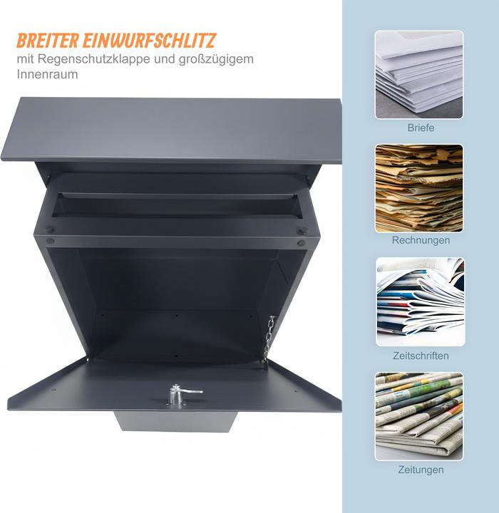 Actual product image Relaxdays postbox