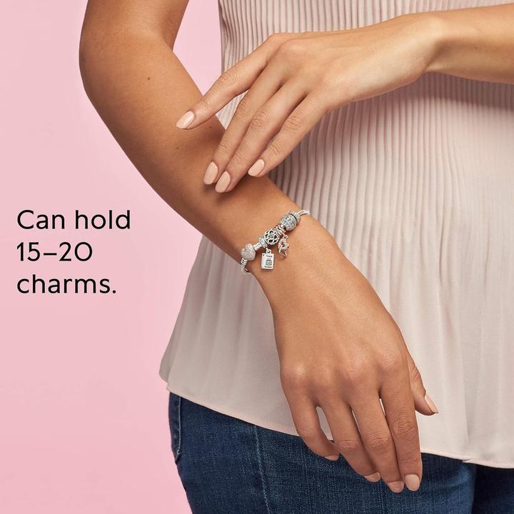 Immagine prodotto Pandora Bracciale con chiusura a cuore (19 cm, Argento)