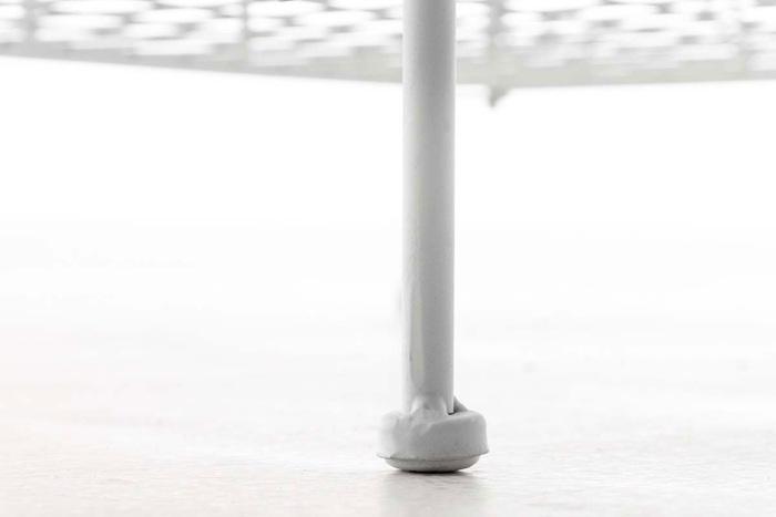 Image du produit CLP Étagère sur pied Arona, blanc (60 x 33 x 158 cm)