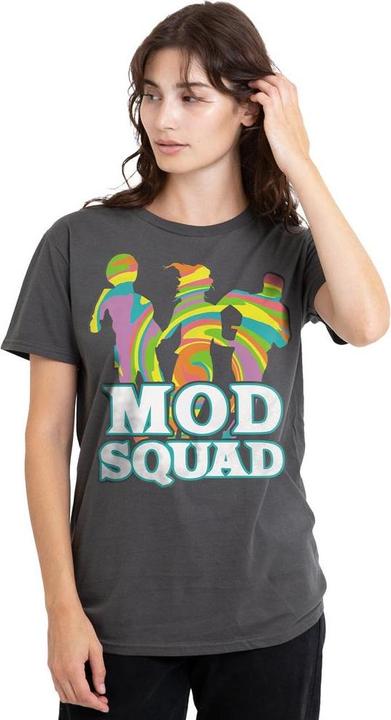 Actual product image The Mod Squad Unisex Adult Run Groovy T-Shirt (S)