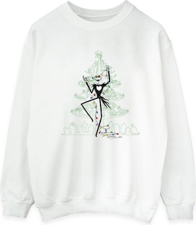Immagine prodotto Disney The Nightmare Before Christmas Tree Green Felpa Uomo (L)