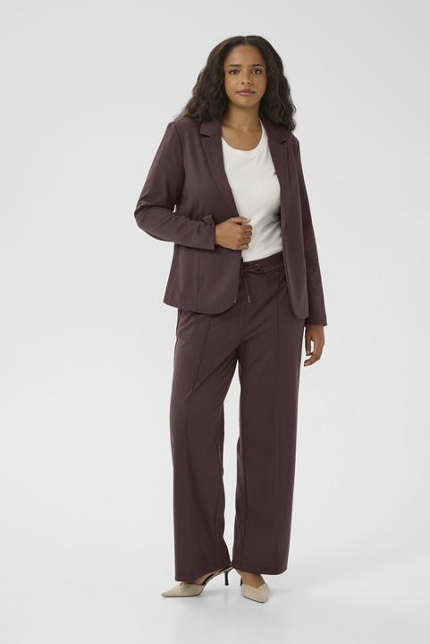 Actual product image Kaffe Curve Plus Size Blazer Long Sleeves Single Button Front Jersey (S)