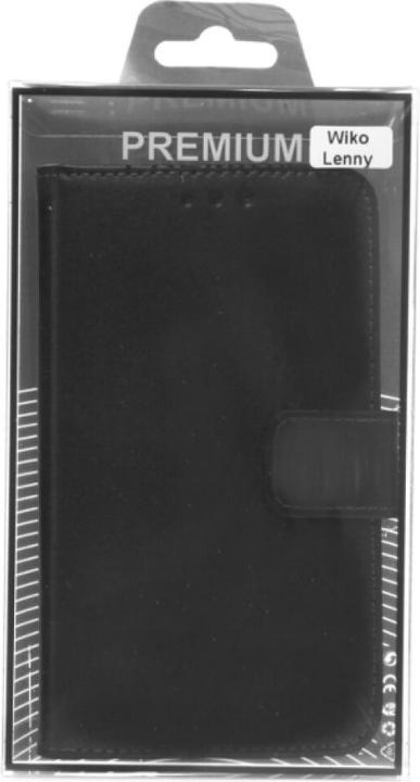 Actual product image NoName Slim Leather Book Case for Wiko Lenny - black 4250710570829 (Lenny)