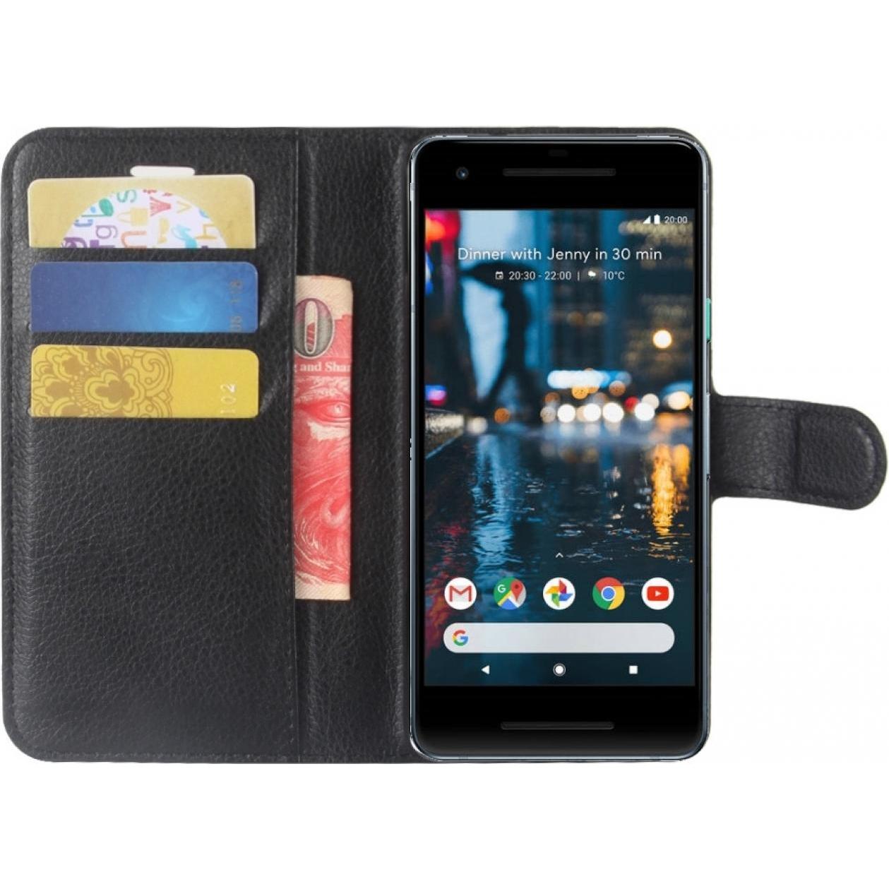 Thumbnail - Screenguard Google Pixel 2 Leather Guard Lederhülle (Google Pixel 2), Smartphone Hülle, Schwarz