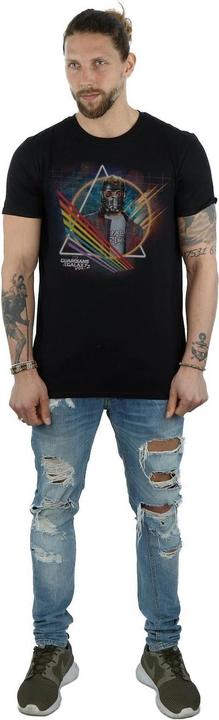 Produktbild Guardians Of The Galaxy Neon Star Lord Masked TShirt (L)