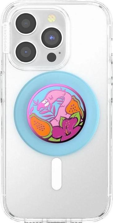 Produktbild PopSockets PopGrip MagSafe Round Flamingo Enamel