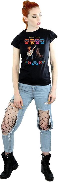 Actual product image Disney Womens/Ladies Coco Miguel Logo Cotton T-Shirt (L)