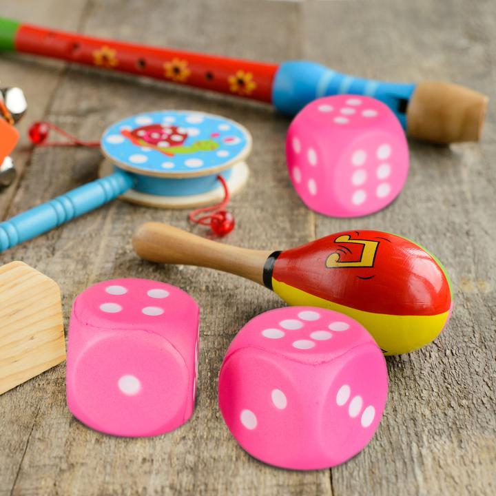 Actual product image Relaxdays 6x Foam Dices