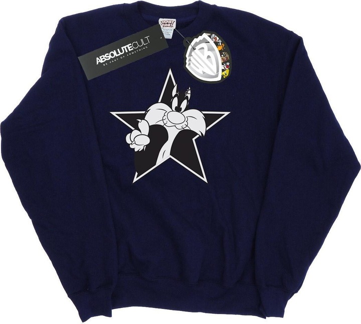 Produktbild Looney Tunes Sylvester Mono Star Sweatshirt (S)