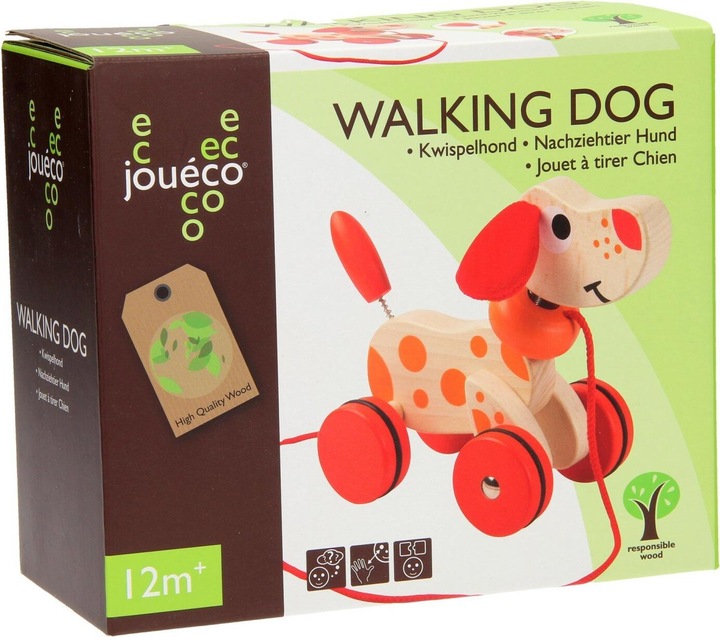 Actual product image Jouéco Wooden sprinkler puppies