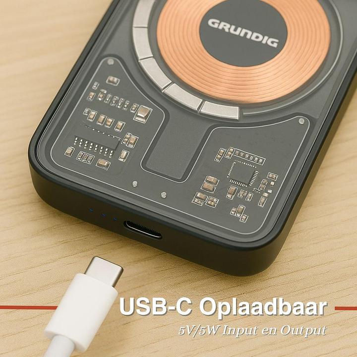 Image du produit Grundig Powerbank transparent 5000mAh (5000 mAh)