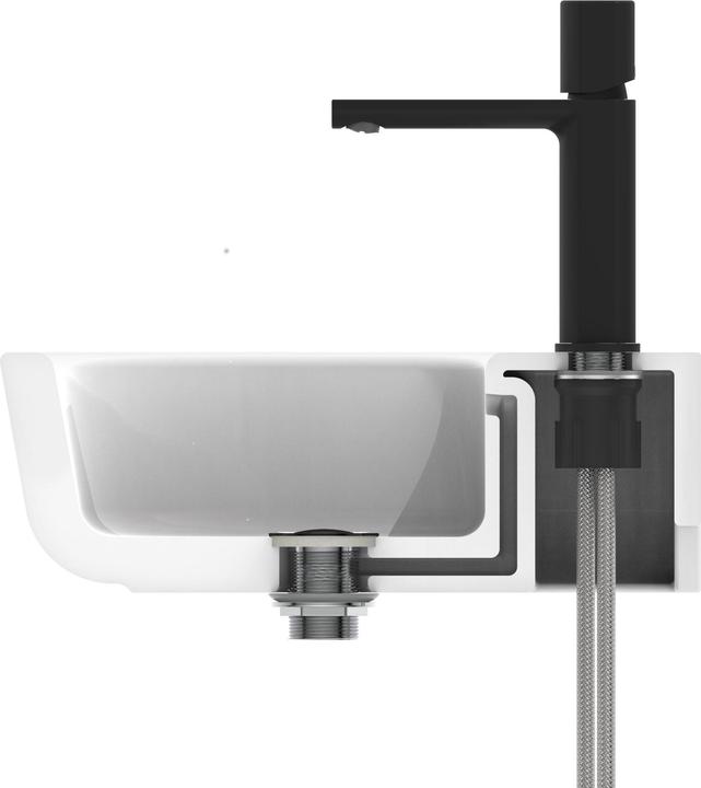 Immagine prodotto Schütte Rubinetto da bagno NEW YORK Miscelatore per lavabo Nero opaco Miscelatore monocomando 33616