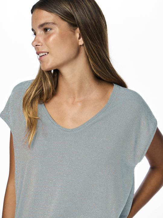 Image du produit Pieces Pcbillo Tee Lurex Stripes Noos Bc (M)
