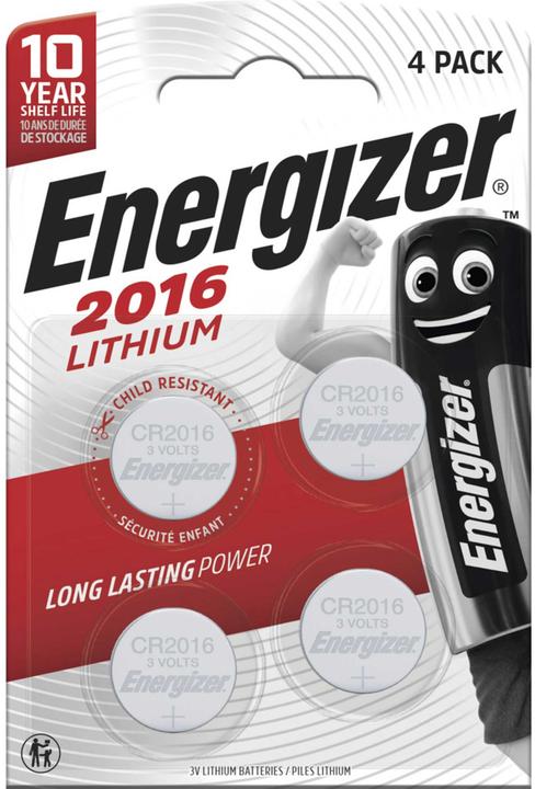 Actual product image Energizer Button cell (4 pcs., CR2016, 90 mAh)