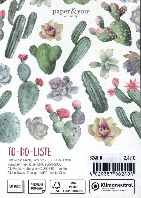 paper&you Block.To do,assorted.8240-0 (A6, No binding)