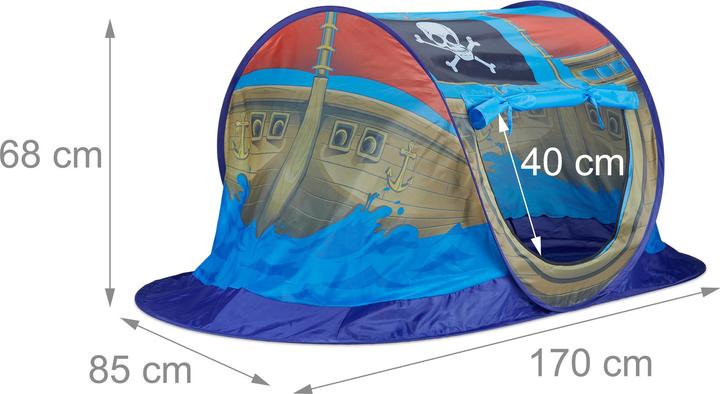 Immagine prodotto Relaxdays Nave pirata