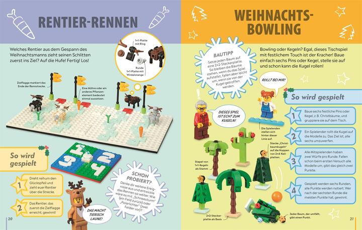 Actual product image LEGO® Weihnachten Das Spielebuch (German, Tori Kosara, 2024)
