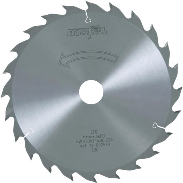 Produktbild Mafell Sägebl.-HM 230x2.5x30 24Z/WZ Zchng. verpackt