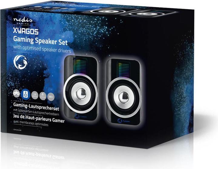 Actual product image Nedis Gaming Speaker GSPR20020BK