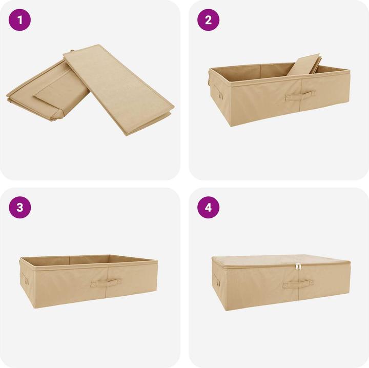Actual product image vidaXL Aufbewahrungsbox (40 cm, 6x)
