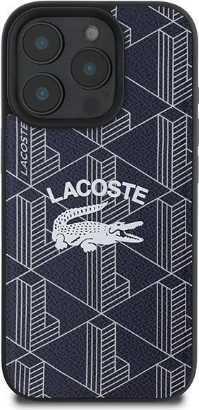 Actual product image Lacoste LCHMP16LPIGV iPhone 16 Pro 6.3" granatowy/navy hardcase Monogram Vintage Logo MagSafe (Apple iPhone 16 Pro)