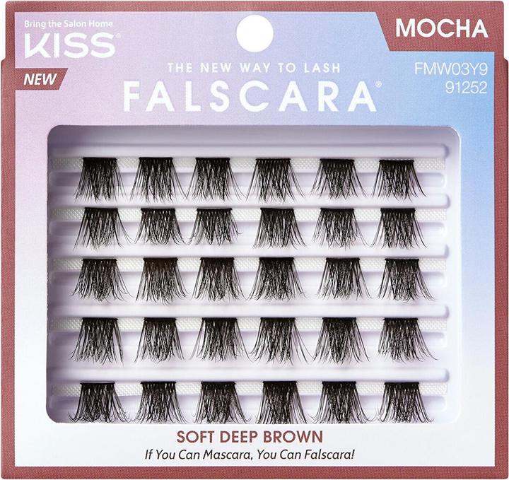 Produktbild KISS Falscara Multi Wisps Mocha - 24 Pieces (Künstliche Wimpern)