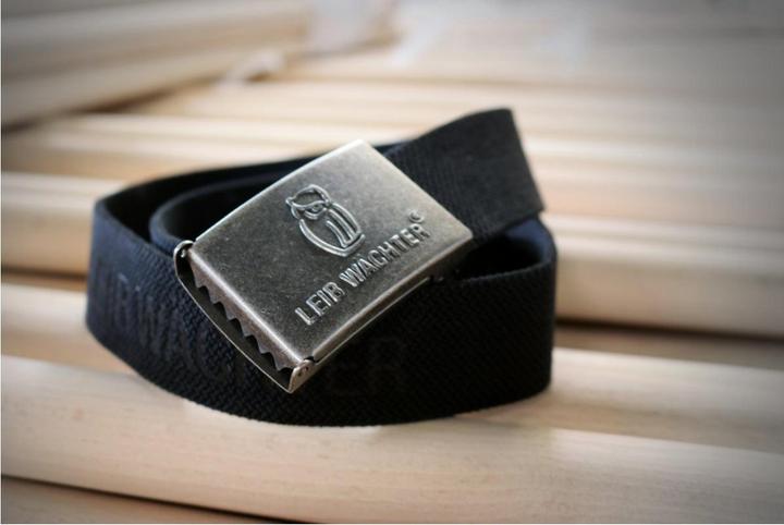 Actual product image Leibwächter Flex-Line, Stretchbandgürtel mit Metallschnalle FLEXG70