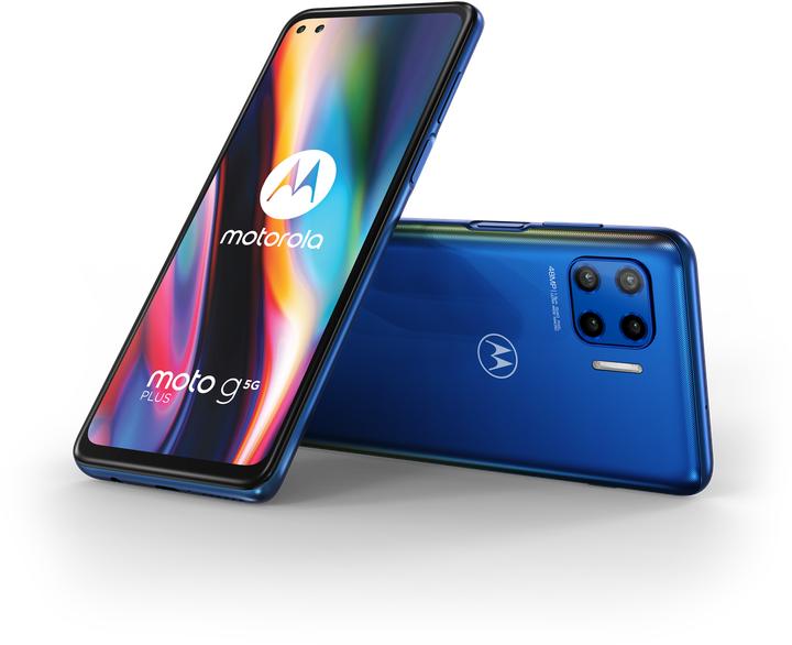 Actual product image Motorola Moto G 5G Plus (128 GB, Surfing Blue, 6.70", Dual SIM, 5G)