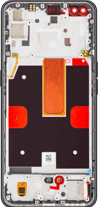 Actual product image OPPO Display Unit für Reno4 5G, Space Schwarz (Display, Oppo Reno 4 5G)