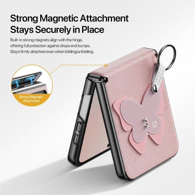 Produktbild Dux Ducis Back panel cover case LUVY for SAMSUNG Z FLIP 7 FE/W25 FLIP/ Z FLIP 6 pink (Samsung Galaxy Z Flip6, Samsung Galaxy Z Flip7, Samsung Galaxy Z Flip7 FE)