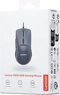 Immagine prodotto Lenovo M210 RGB/Herní/Optická/Pro praváky/Drátová USB/Černá (Cablato)