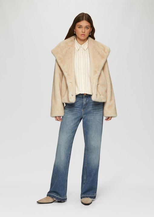 Produktbild S.Oliver Bluse Oversized-Hemdbluse mit Nadelstreifen (40)