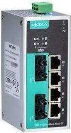 Immagine prodotto Moxa EDS-P206A-4POE-MM-ST-T - Switch Ethernet non gestito con 4 porte PoE (6 porte)