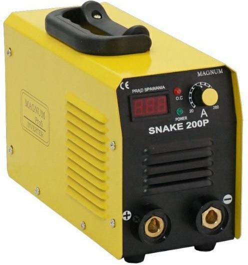 Actual product image No Name Magnum Snake Inverter Welder 200ps LCD