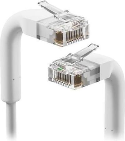 Actual product image Ubiquiti U-CABLE-PATCH-RJ45-50 - Patchcable Cat.6, F/UTP, 0.1m, white (F/UTP, CAT6, 0.10 m)