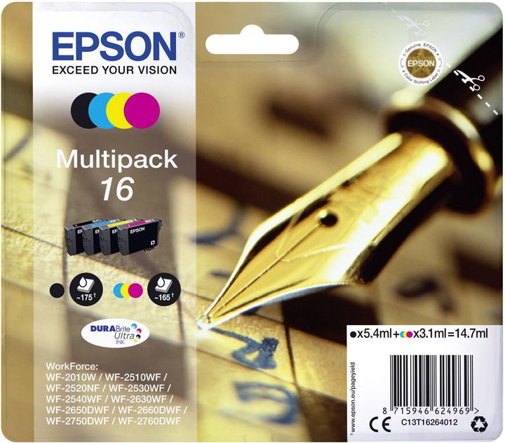 Actual product image Epson 16 DuraBrite Ultra (M, FC, C, Y)