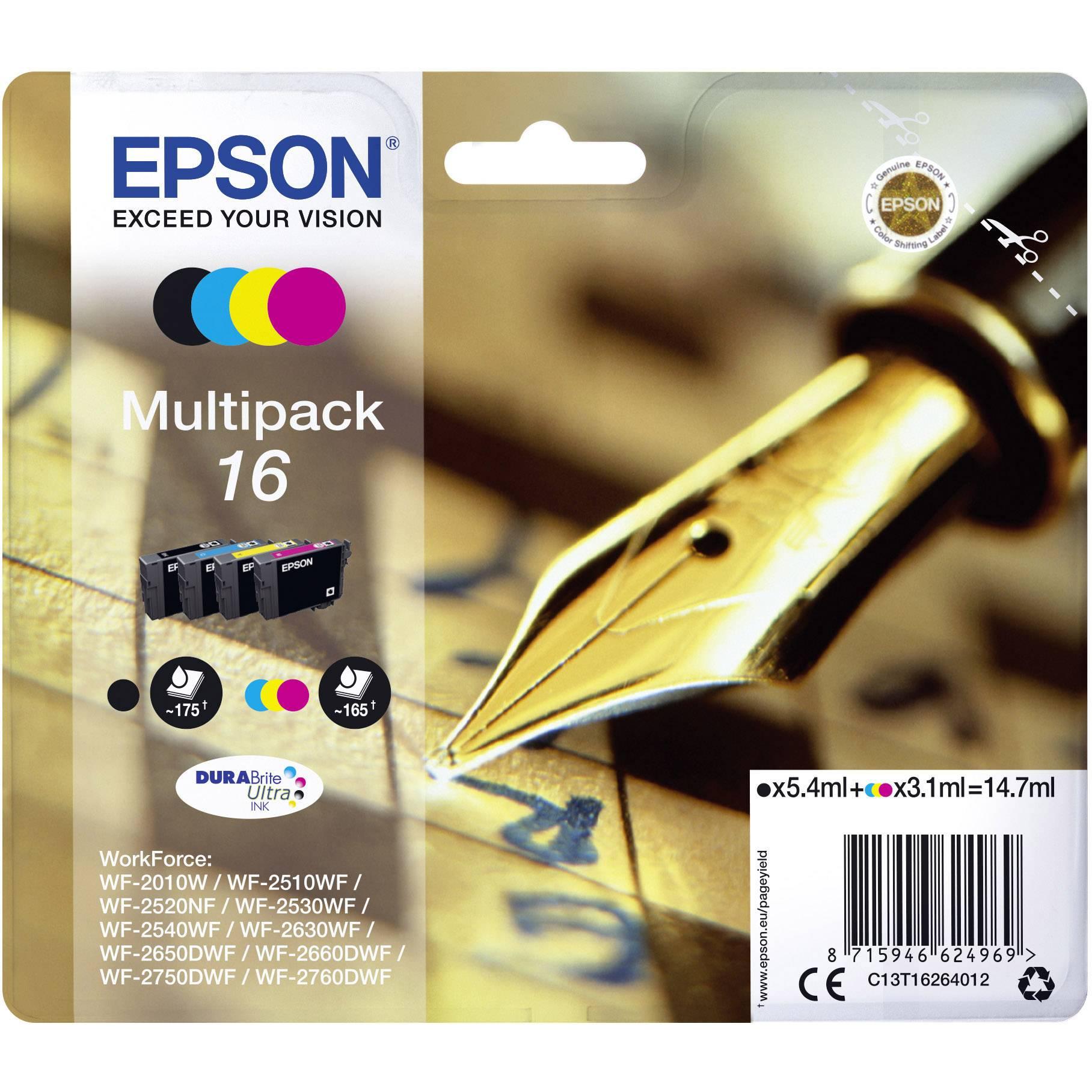 Epson, Druckerpatrone, 16 DuraBrite Ultra (M, BK, C, Y)