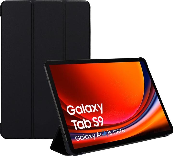 Mobiparts Tablet Stand Case Samsung Galaxy Tab S9/S9 FE Black (Galaxy Tab S9)