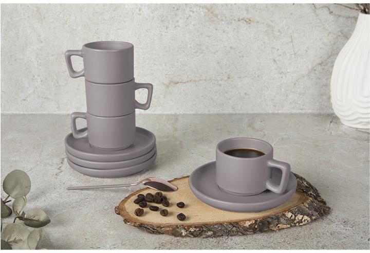 Immagine prodotto BerlingerHaus Haus Espressotassenset, Taupe Collection (100 ml, 4 x)